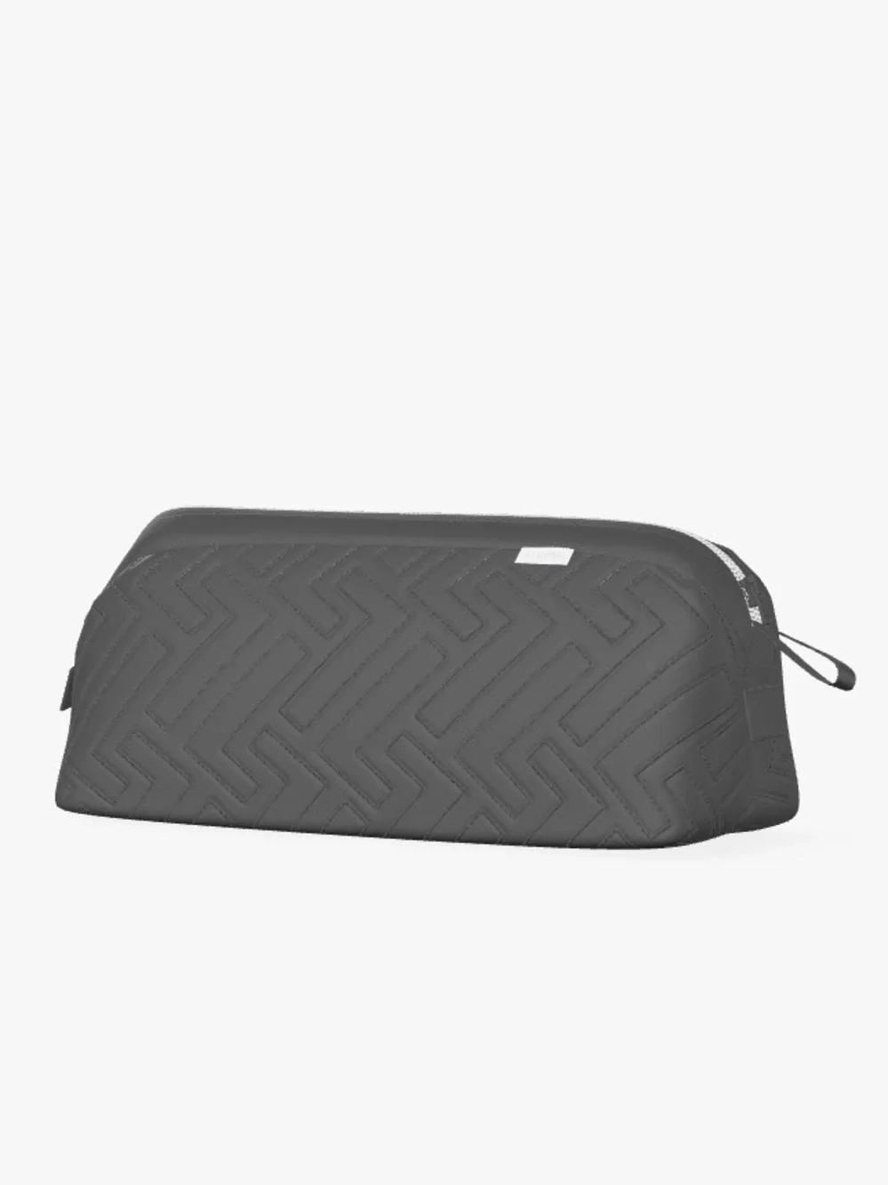 Leudes Quilted Black Cosmetic Pouch